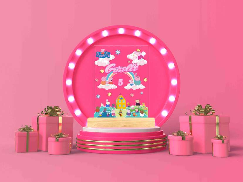 Dream LED Ulang Tahun Peppa Pig - Image 1