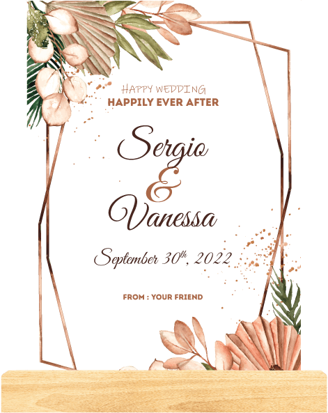 Dream LED Wedding Rustic Gold - Image 1