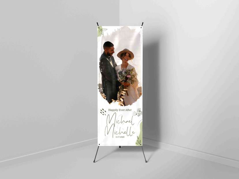 X-Banner Wedding Elegant - Image 1