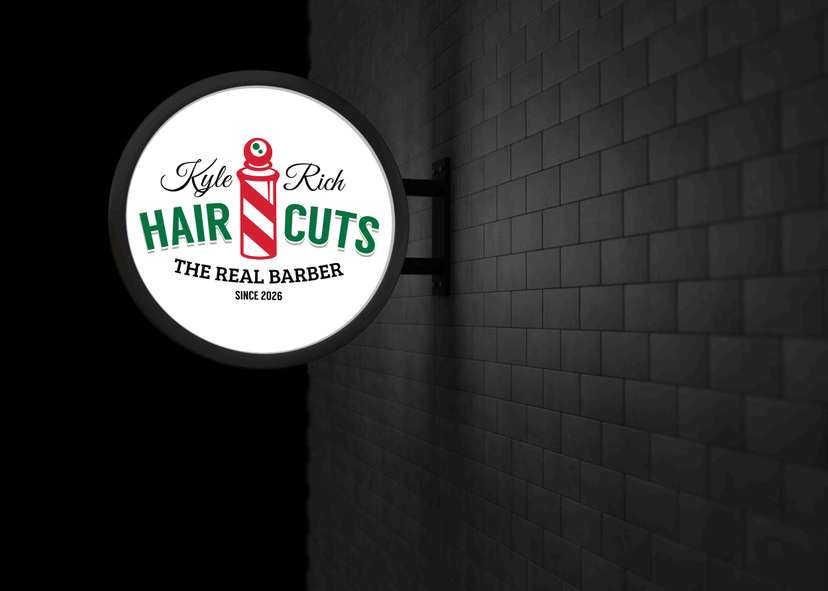 Neon Box Bulat Barbershop - Image 1