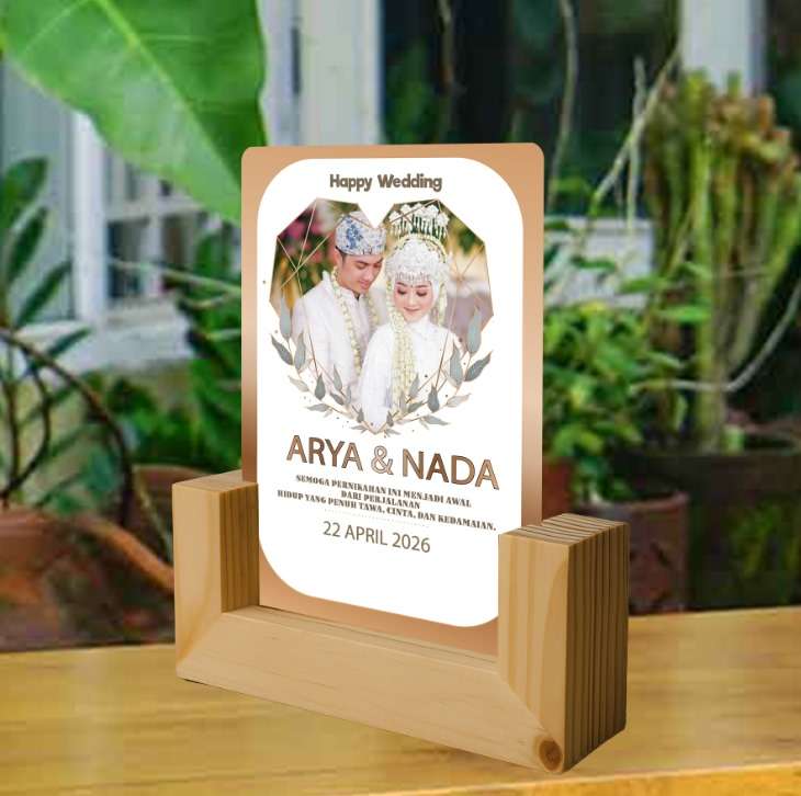 Dream LED Pernikahan Arya & Nada dengan Nuansa Coklat Elegan - Image 1