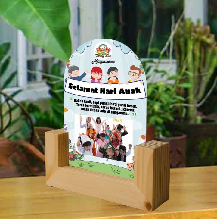 Dream LED Selamat Hari Anak dengan Foto dan Ilustrasi Kartun Edukatif - Image 1