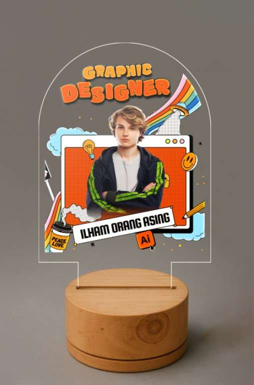 Dream LED Graphic Designer Pop Art Colorful - Image 1