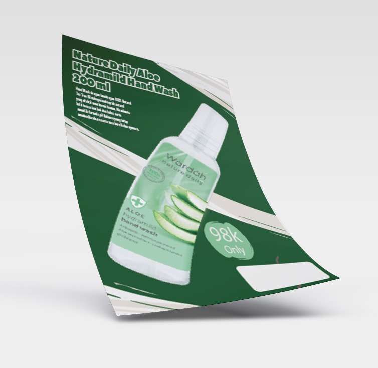 Flyer Promo Wardah Nature Daily Aloe Hydramild Hand Wash – 200ml Hanya 98K! - Image 1