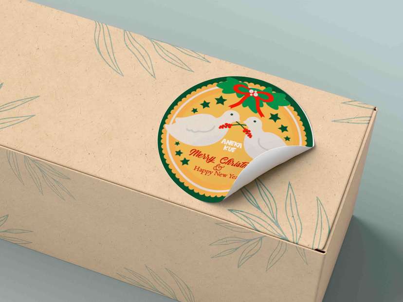 Sticker Natal Aneka Kue - Image 1