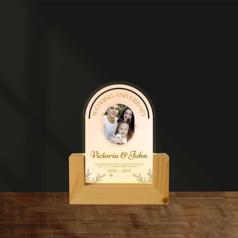 Dream LED Wedding Anniversary Tema Kuning - Image 1