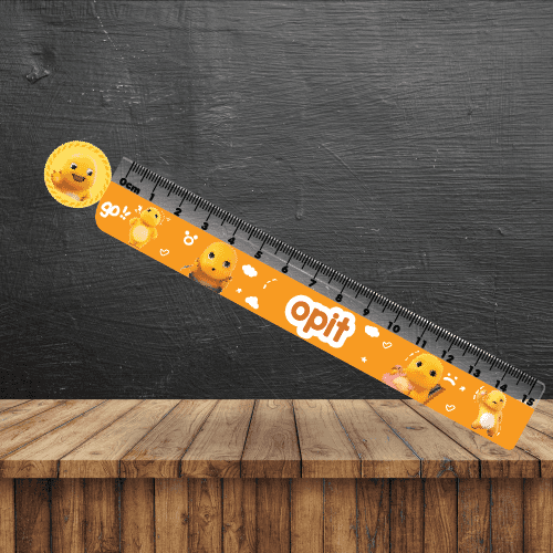 Penggaris Kuning Karakter Nailong Lucu - Image 1