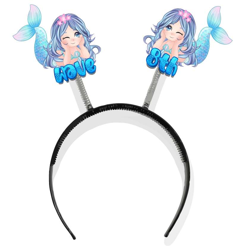 Bando Birthday Tema Blue Mermaid - Image 1