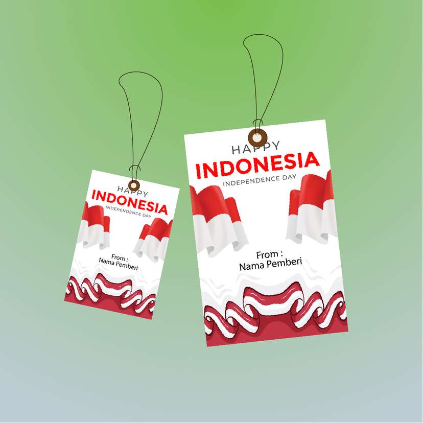 Hangtag Merah Putih Kemerdekaan Ucapan Spesial - Image 1