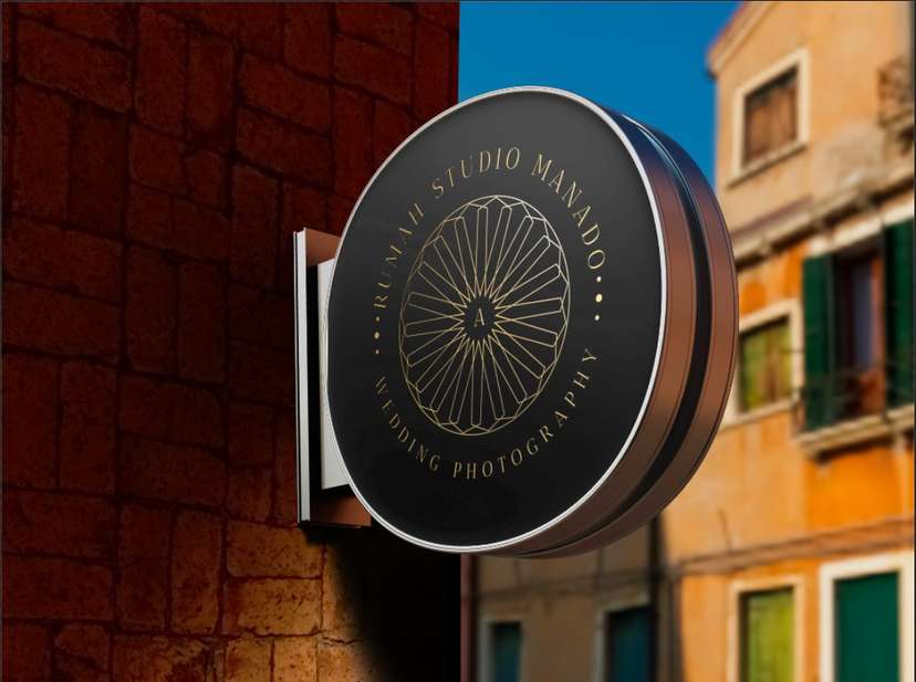 Sign Box Black Minimalist - Image 1