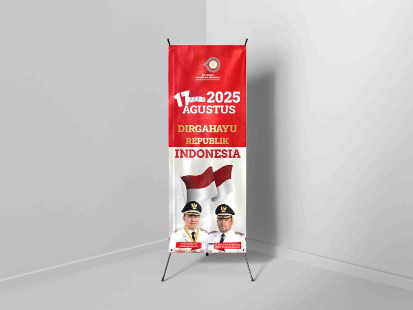 X Banner Semangat Merdeka, Bersatu untuk Indonesia Maju - Image 1