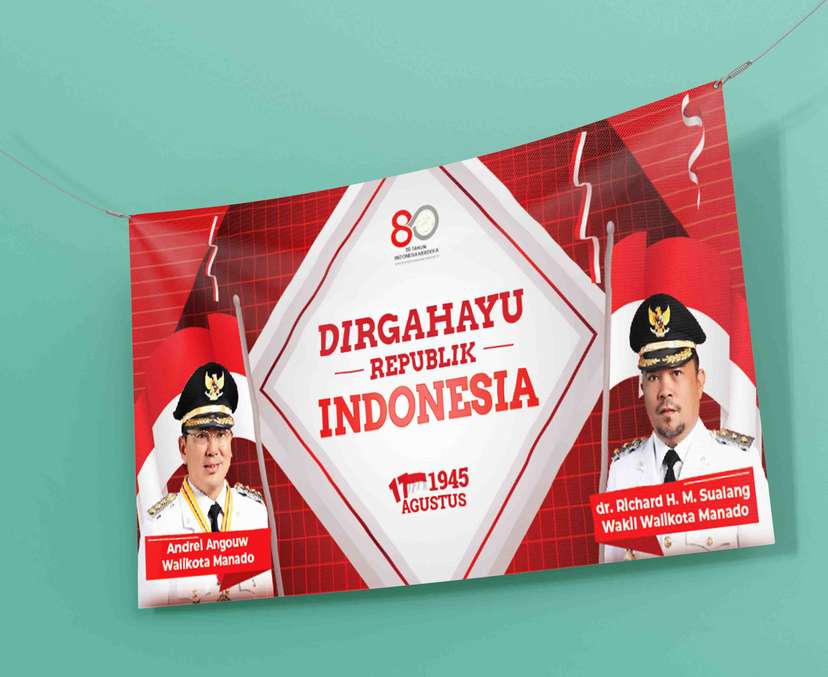 Baliho Bersama Rakyat, Wujudkan Indonesia Tangguh & Bermartabat - Image 1