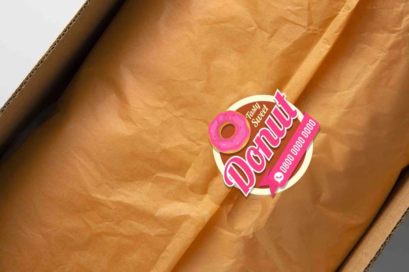 Sticker Donut Meriah - Image 1