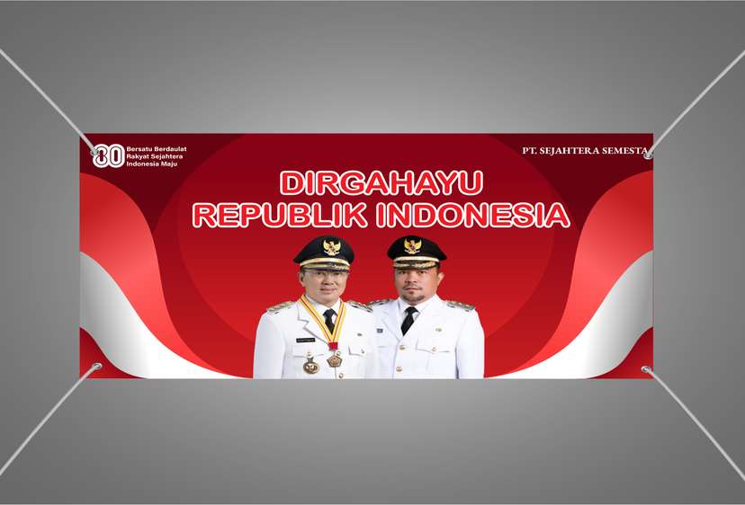 Baliho Bangga Jadi Indonesia Dirgahayu ke-80 Republik Indonesia - Image 1