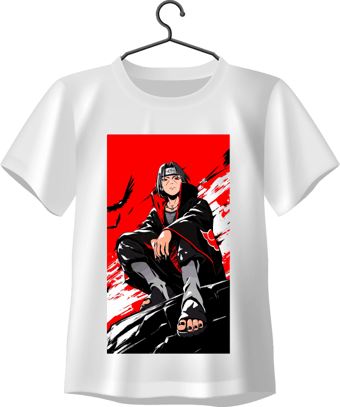 Kaos Custom Itachi Uchiha - Image 1