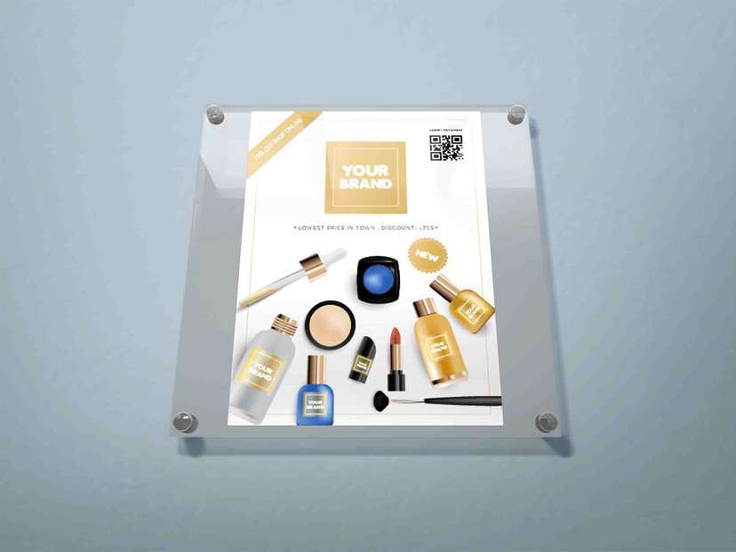 Wall Poster Untuk Produk Make Up - Image 1