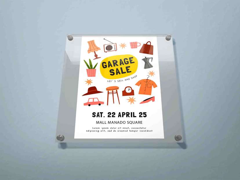 Wall Poster Garage Sale - Image 1