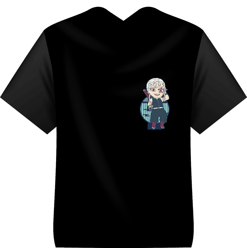 Kaos Anime Demon Slayer Team Battle Tanjiro, Nezuko, Mitsuri & Muichiro - Image 1