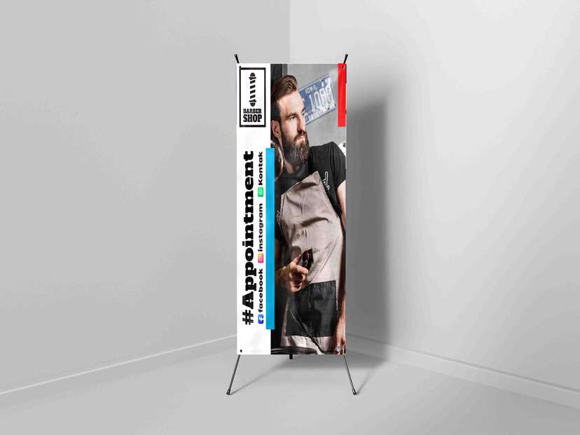X Banner Appointment Barber Shop - Image 1