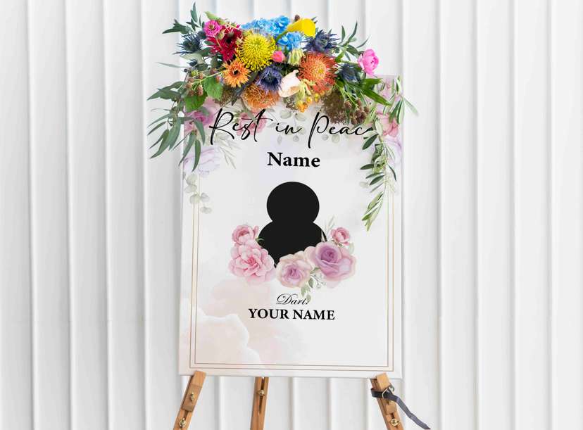 Akrilik Duka Nuansa Bunga Pink - Image 1