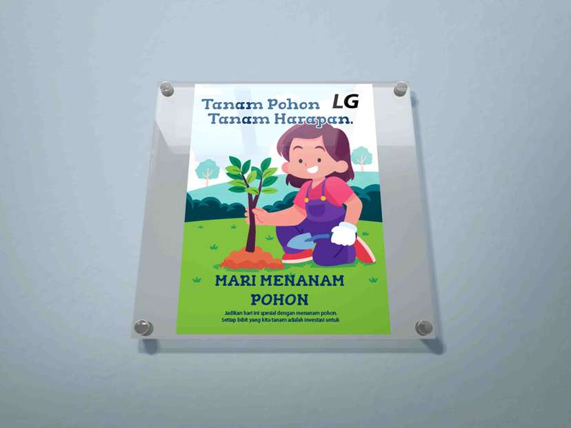 Wall Poster Tanam Pohon Tanam Harapan - Image 1