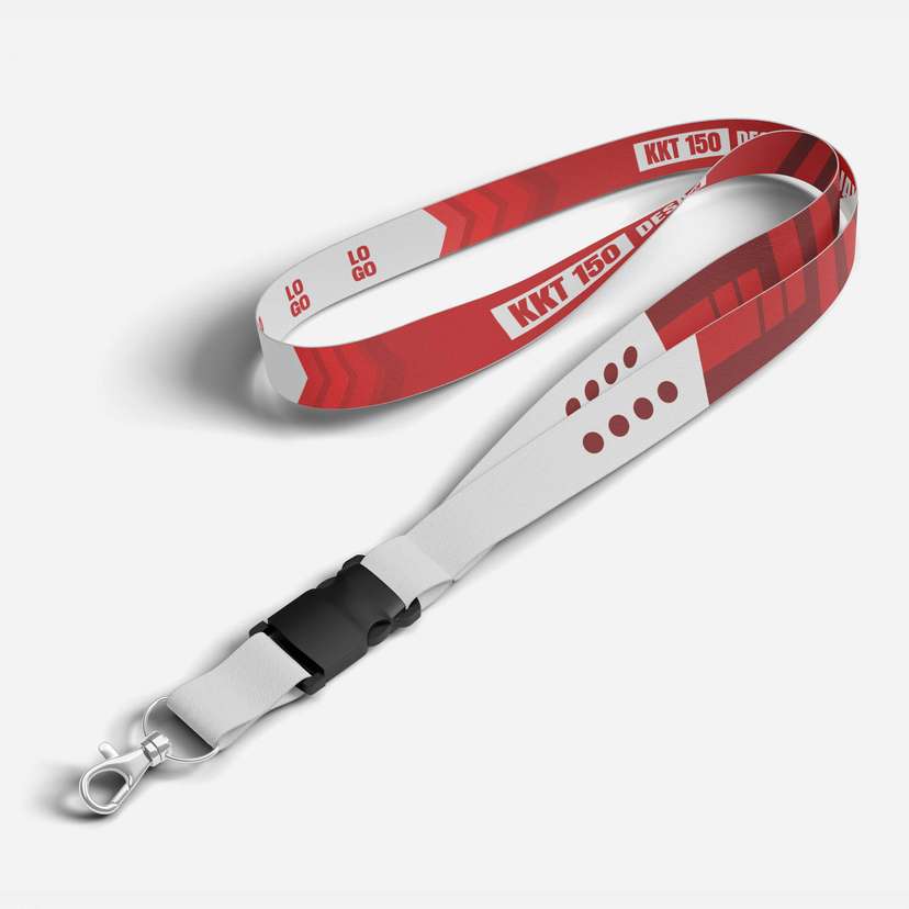 Lanyard Crimson Path – Seri Bold Heritage - Image 1