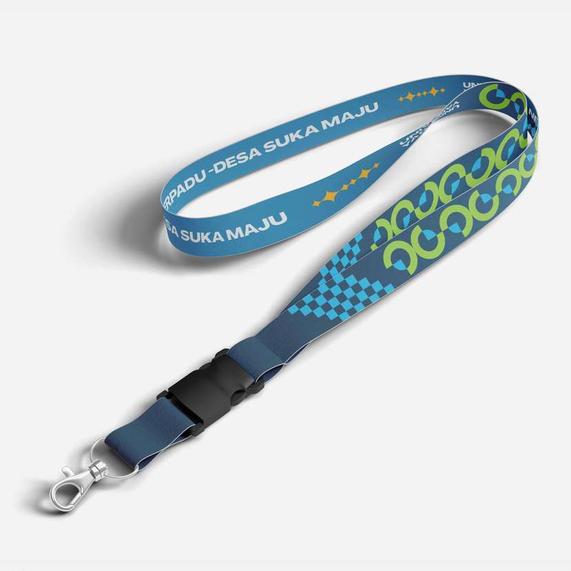 Lanyard Aqua Weave – Seri Edu Spirit - Image 1