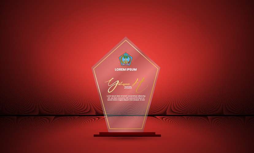 Plakat piagam penghargaan Acrylic - Image 1