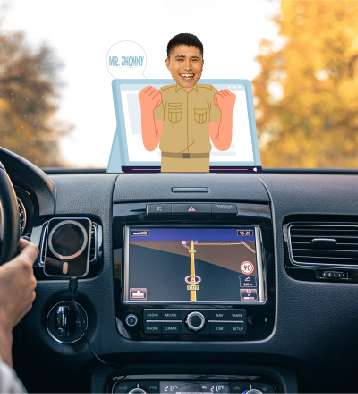 Akrilik Goyang-Goyang Guru Pria Desain Custom Lucu dan Inspiratif - Image 1