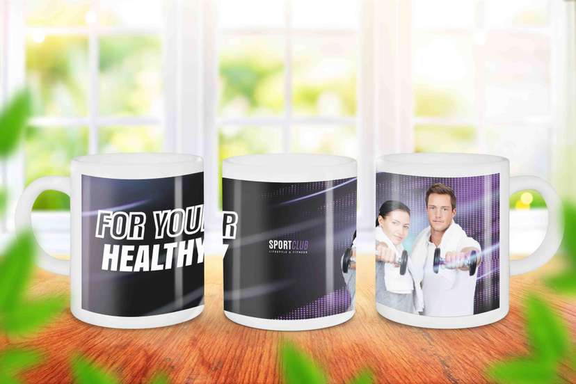Mug Souvenir Fitness untuk Customer - Image 1