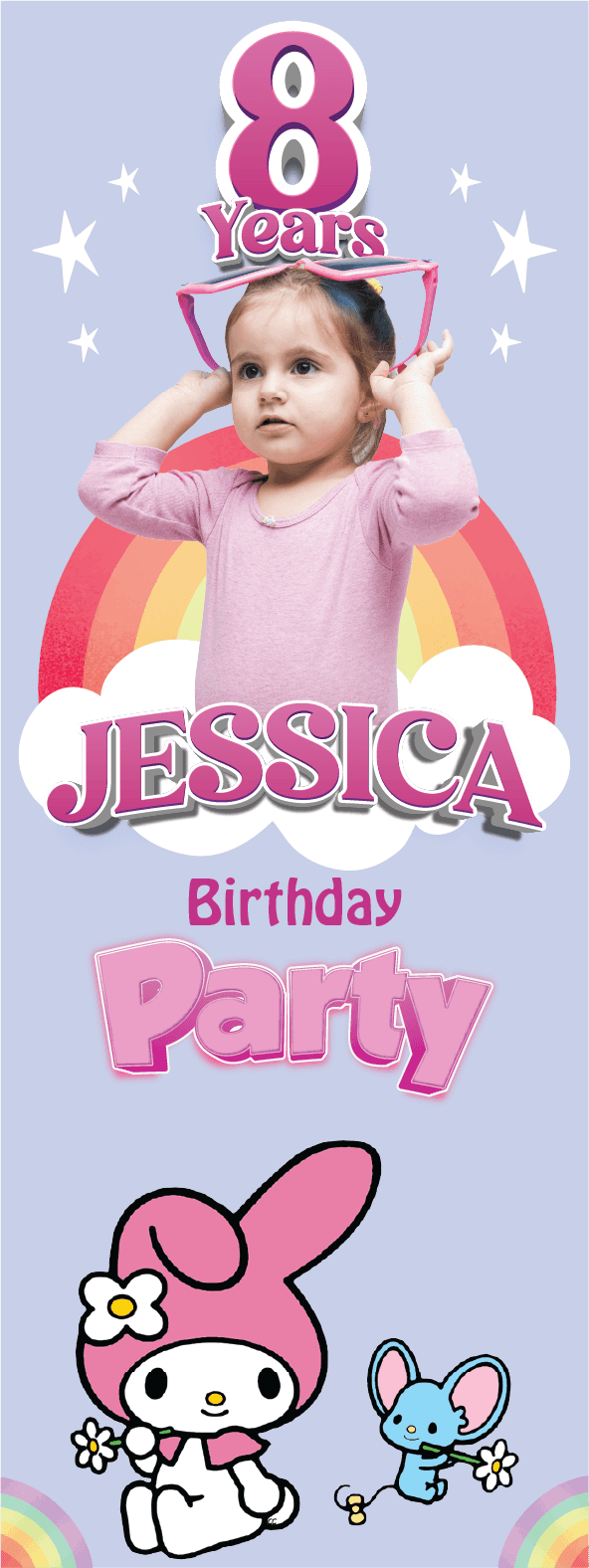 Standing Banner Ulang Tahun My Melody - Image 1