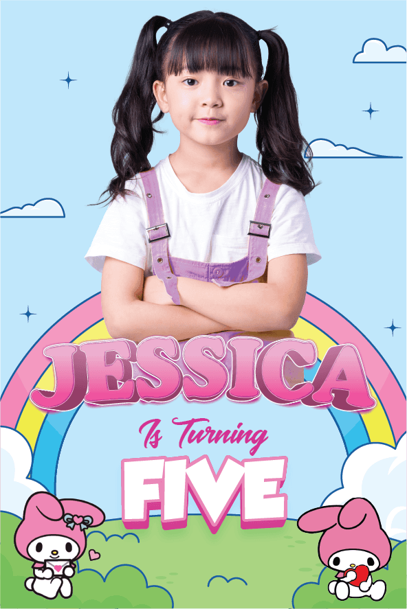 Baliho Ulang Tahun My Melody - Image 1