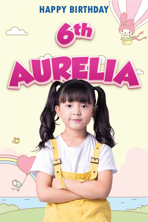 Baliho Ulang Tahun My Melody - Image 1