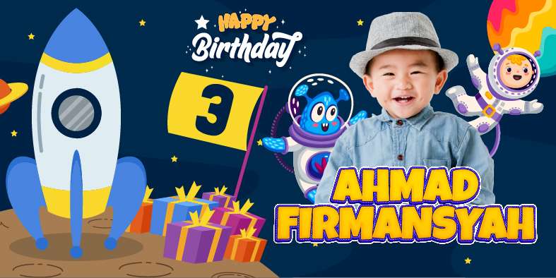 Baliho Hari Ulang Tahun Anak Nasa - Image 1