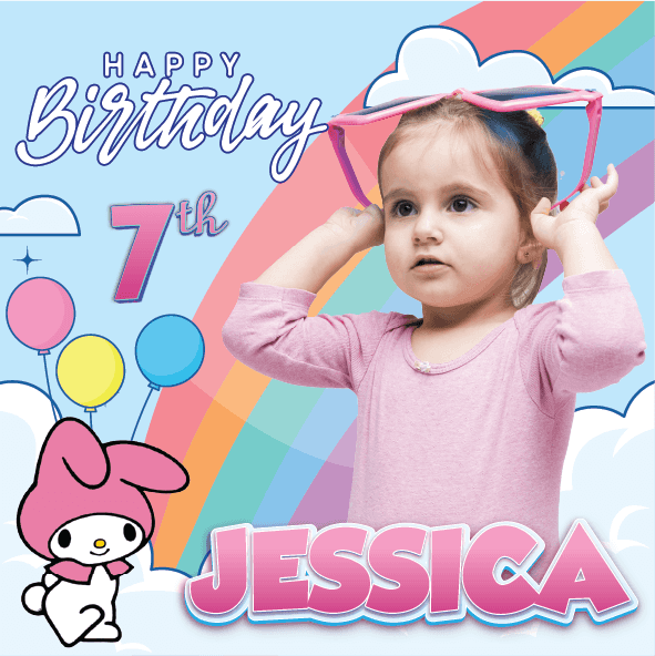 Baliho Ulang Tahun My Melody - Image 1