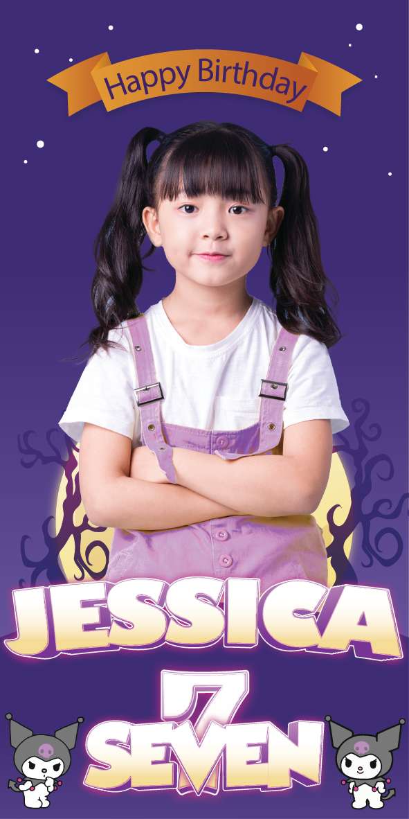 Baliho Ulang Tahun Kuromi - Image 1