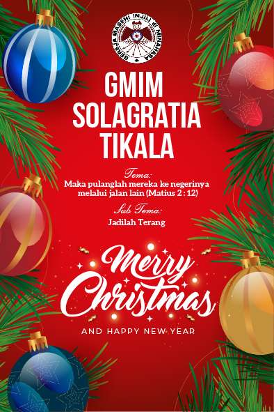 Baliho Selamat Natal dan Tahun Baru - Image 1