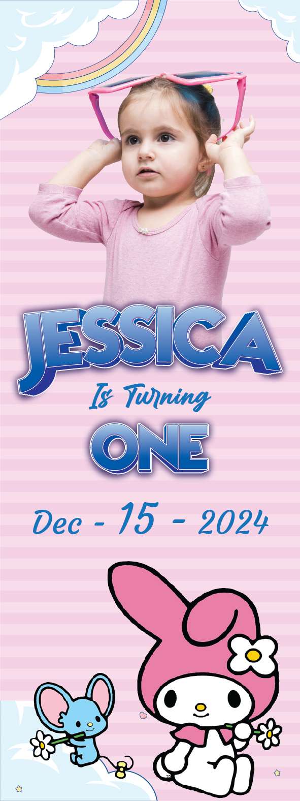 Standing Banner Ulang Tahun My Melody - Image 1