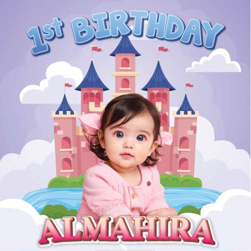 Baliho Ulang Tahun Princess Sofia - Image 1