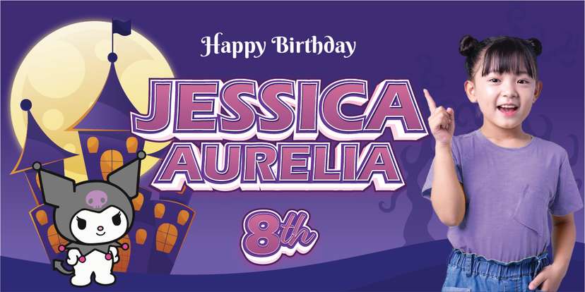 Baliho Ulang Tahun Kuromi - Image 1