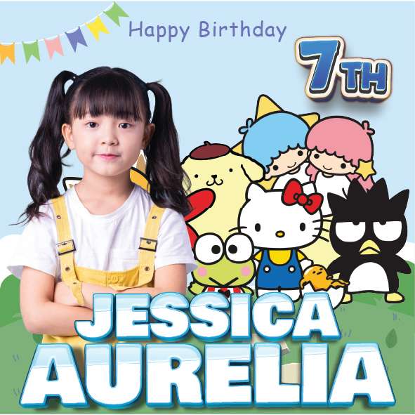 Baliho Ulang Tahun Sanrio - Image 1