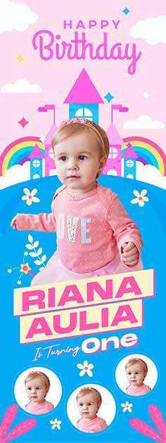 Standing Banner Princess - Image 1