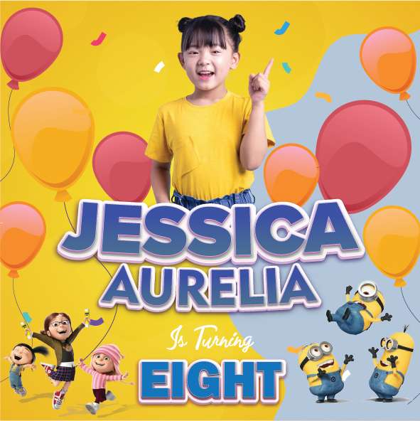 Baliho Ulang Tahun Minions - Image 1