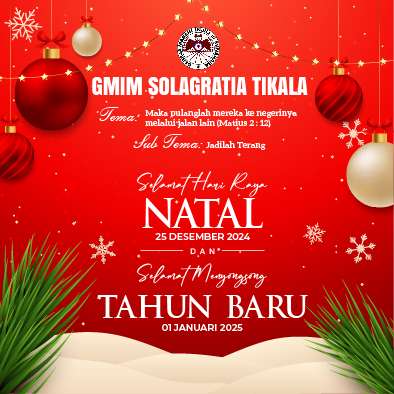 Baliho Selamat Natal dan Tahun Baru - Image 1