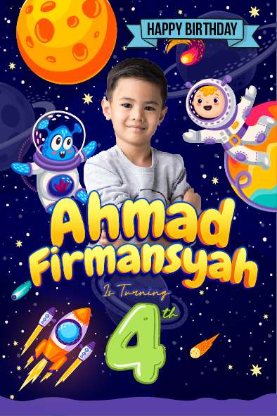 Baliho Hari Ulang Tahun Anak Nasa - Image 1