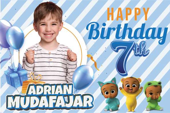 Baliho Ulang Tahun Baby Boss - Image 1