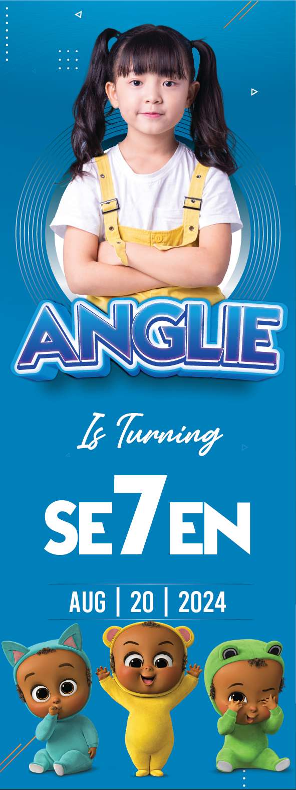 Standing Banner Ulang Tahun Baby Boss - Image 1